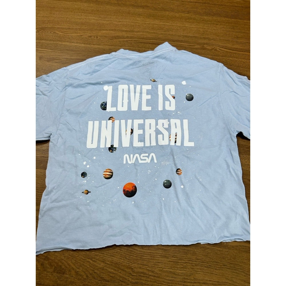 NASA Love‎ Shirt Blue Size Small - Picture 6 of 6